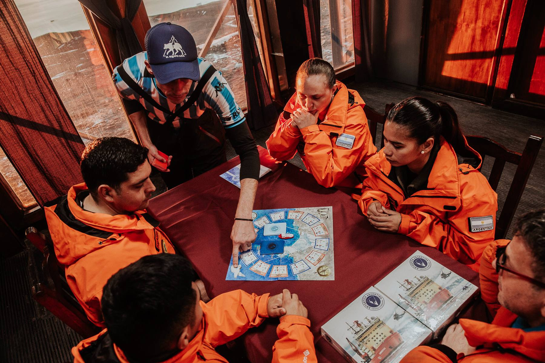 De Entre Ríos a la Antártida: probaron en Base Marambio un juego sobre logística antártica