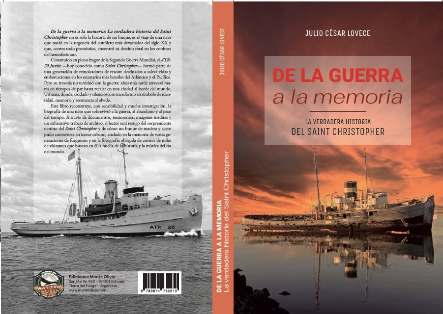 Julio Lovece publicará un libro sobre el Saint Christopher, «De la guerra a la memoria»