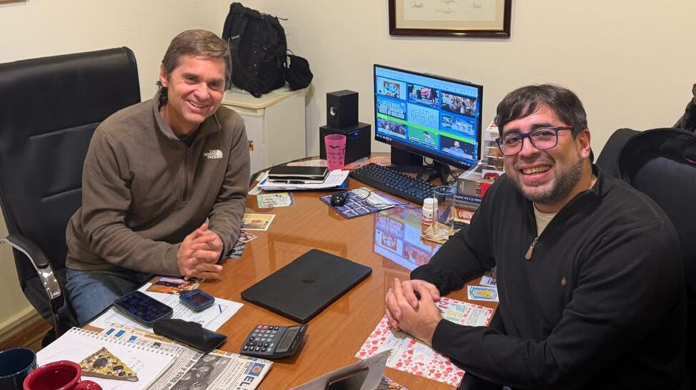 Federico Sciurano recibió al concejal Fernando Oyarzun