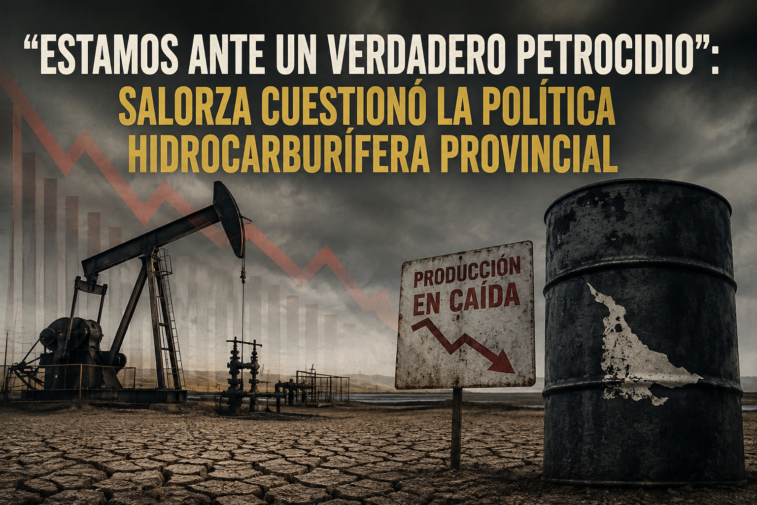 “Estamos ante un verdadero petrocidio”: Solorza cuestionó la política hidrocarburífera provincial