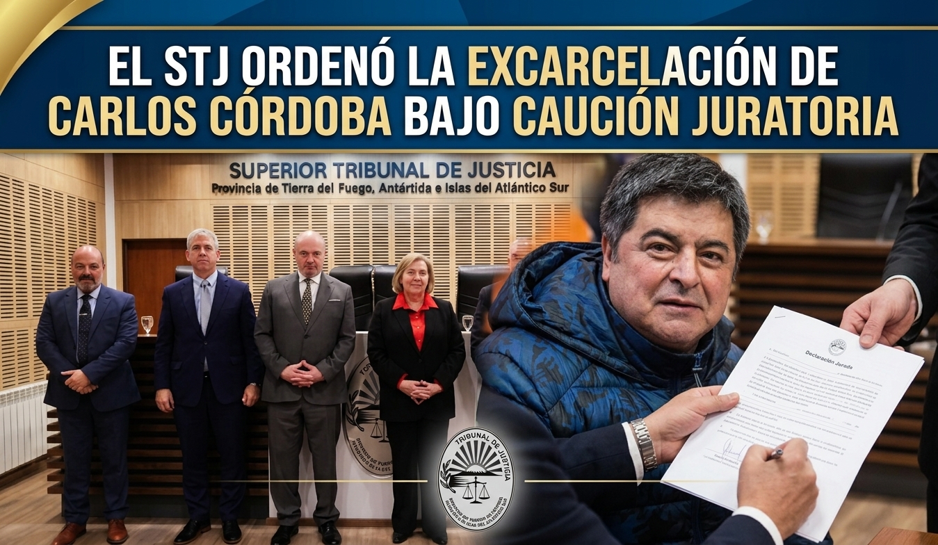 El STJ ordenó la excarcelación de Carlos Córdoba bajo caución juratoria