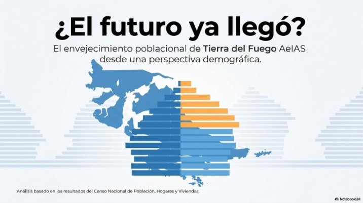 Tierra del Fuego experimenta una marcada tendencia al envejecimiento poblacional