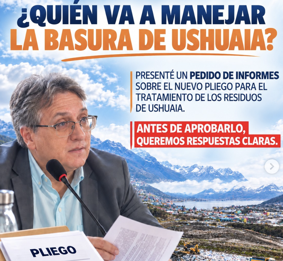 Espeche pidió explicaciones antes de aprobar el nuevo pliego para la disposición de residuos