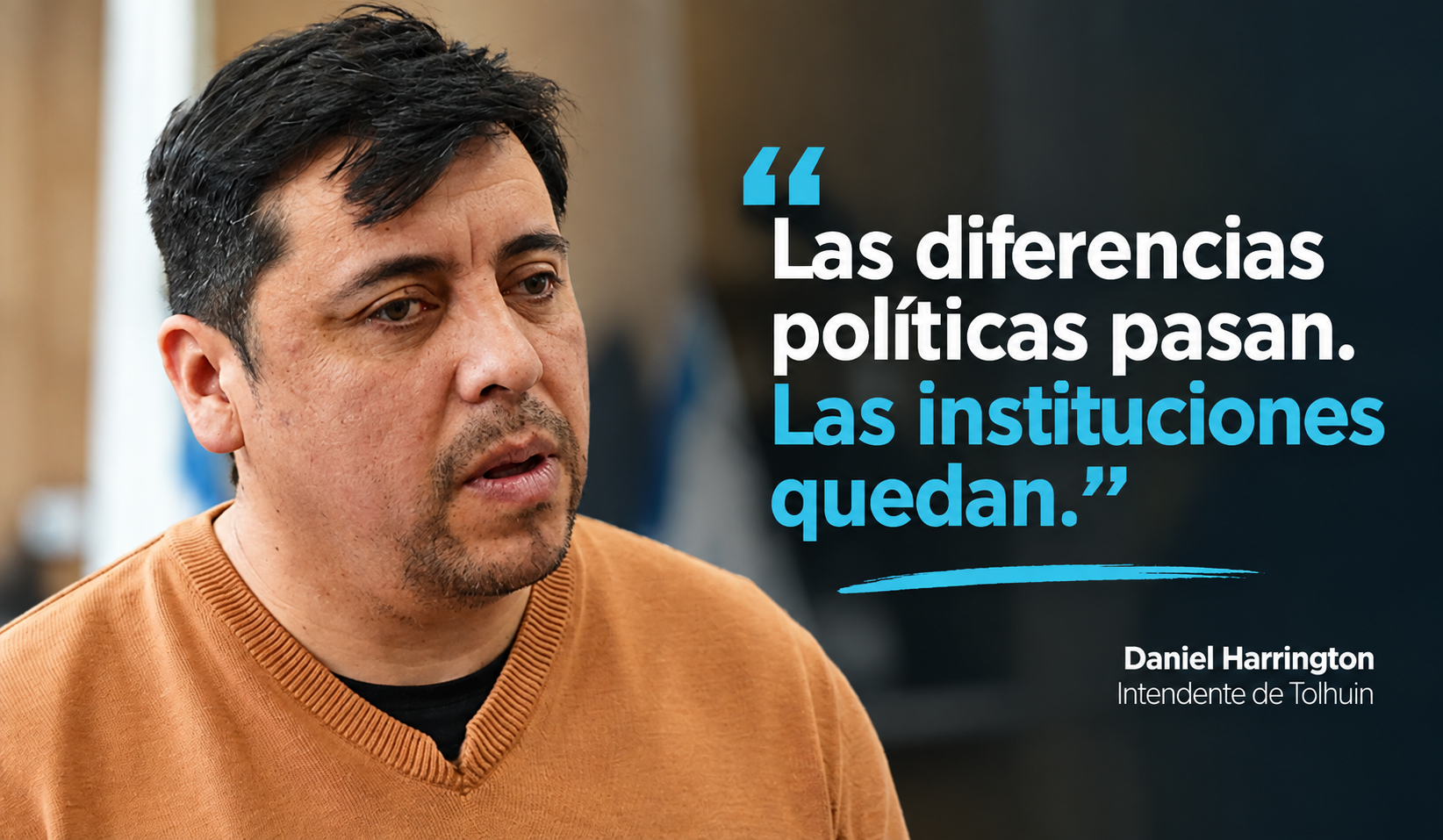 Harrington respondió a la denuncia: “Las diferencias políticas pasan, las instituciones quedan”