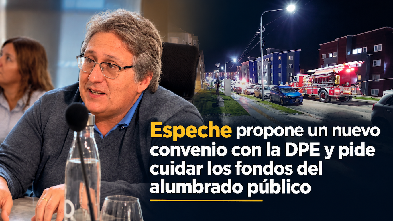 Espeche propone un nuevo convenio con la DPE y pide cuidar los fondos del alumbrado público