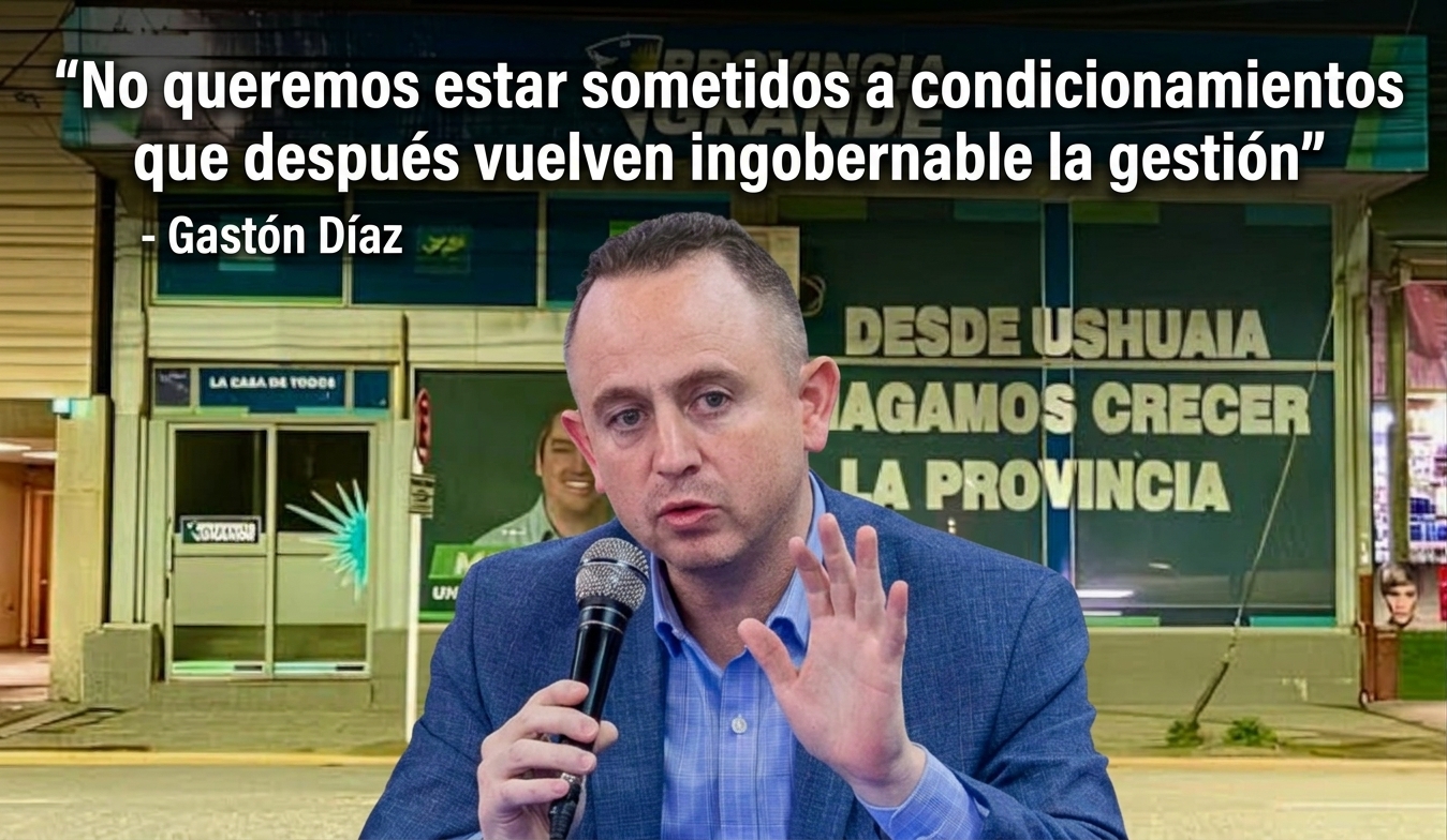 «No queremos estar sometidos a condicionamientos que después vuelven ingobernable la gestión»