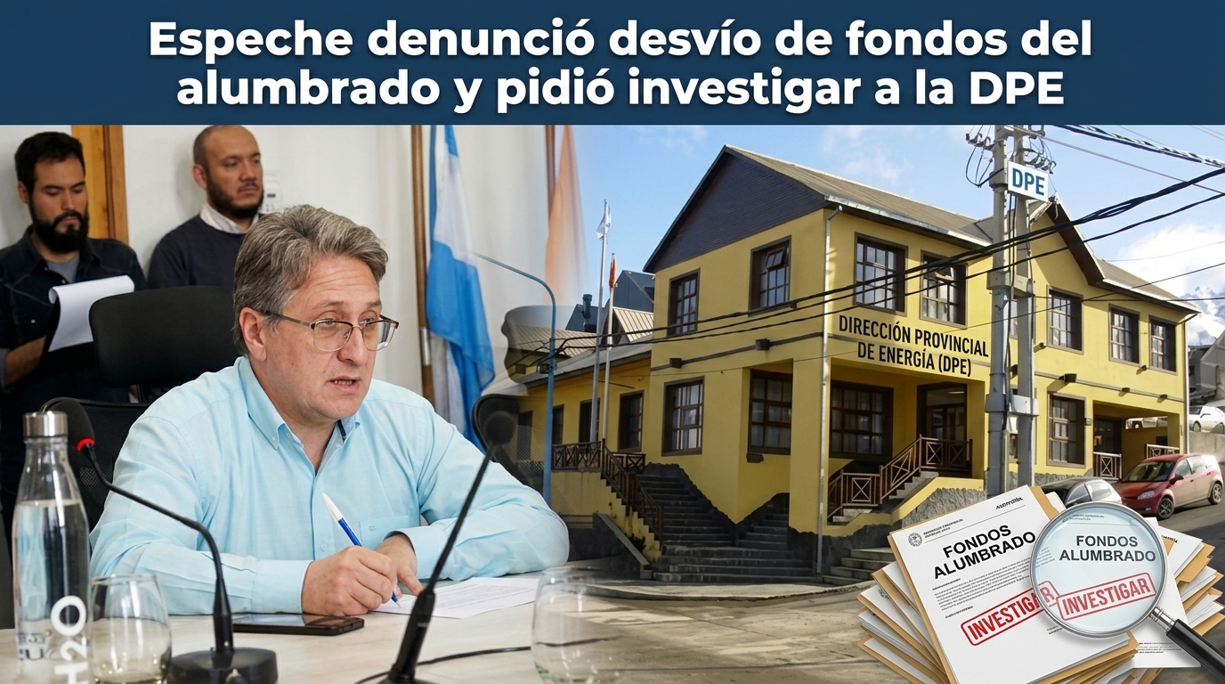 Espeche denunció desvío de fondos del alumbrado y pidió investigar a la DPE