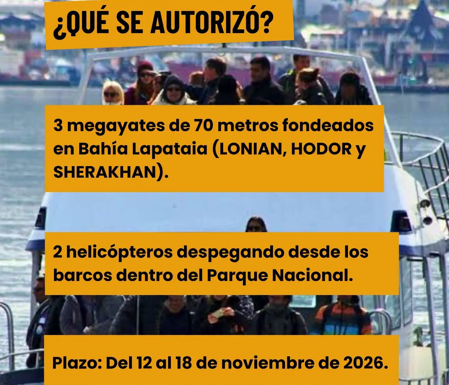 Nancy Fernández: “Una autoridad nacional está autorizando algo contra la ley”