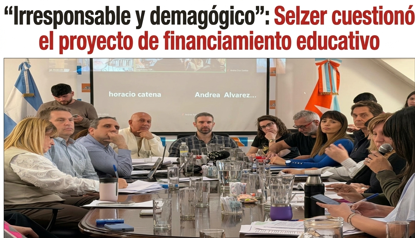 “Irresponsable y demagógico”: Selzer cuestionó el proyecto de financiamiento educativo